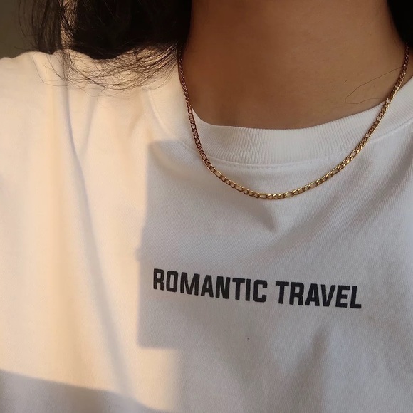 CLOSING SALE! 🔅18K Gold Plated Figaro Chain Necklace - Picture 6 of 7